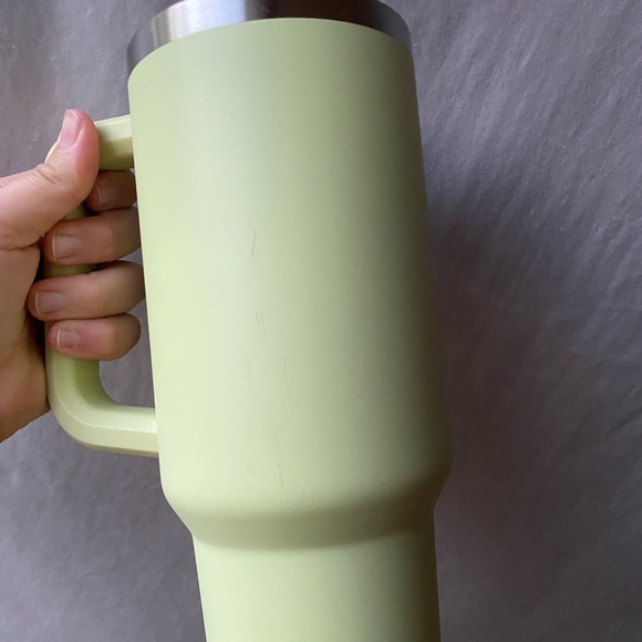 Neon Green and Fuchsia Pink Stanley Cup with Cactus Boot - Picture 3 of 14